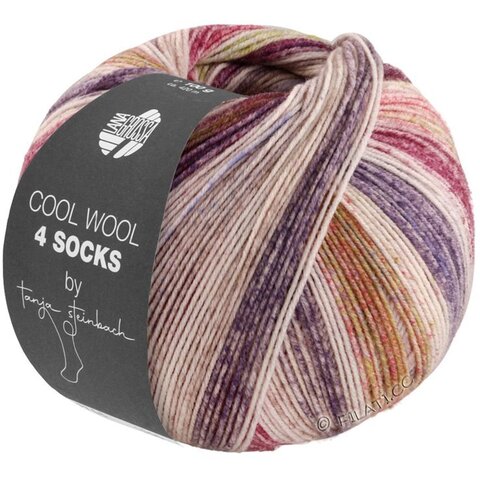 Lana Grossa Cool Wool Print 4 Socks 7766