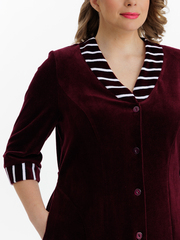 4067 Халат на пуговицах