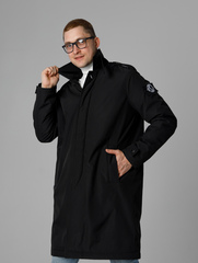 Тренч утепленный с меховым подкладом