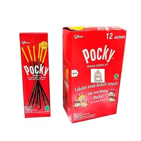 Бисквитные палочки POCKY со вкусом шоколад, 11 гр