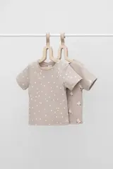 фуфайка для новорожденных  К 301156-2уп/мини квадратики,цыпленок