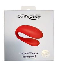 Красный вибратор для пар We-vibe Special Edition - 