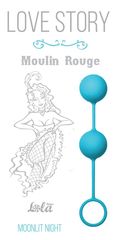 Голубые вагинальные шарики Love Story Moulin Rouge - 