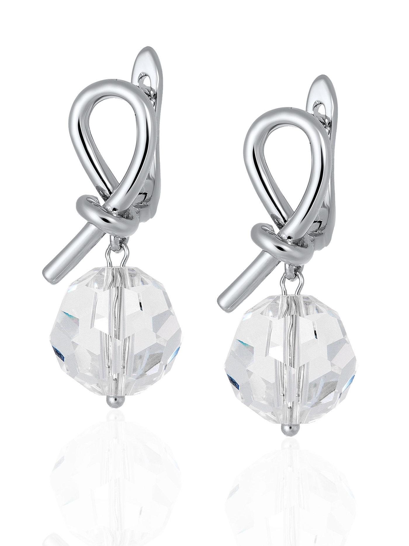 серьги с кристаллами Swarovski