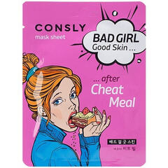 Маска тканевая CONSLY BAD GIRL Good Skin after Cheat Meal Mask Sheet после читмила 23 мл