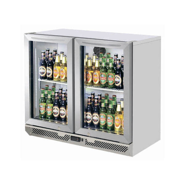 Барный холодильник (малый) витринного типа со слайдер дверями TB9-2G-SL-900 Turbo Air