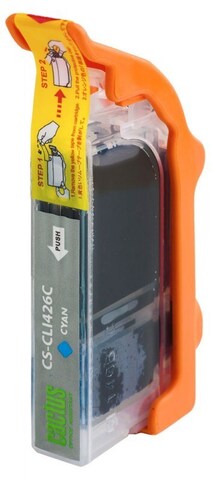 Картридж струйный Cactus CS-CLI426C CLI-426C голубой (8.4мл) для Canon Pixma MG5140, 5240, 6140, 8140, MX884