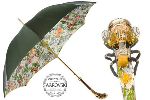 Зонт-трость Pasotti - Luxury Swarovski® Bee Umbrella, Италия.