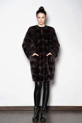 Пальто из меха норки STARDAST