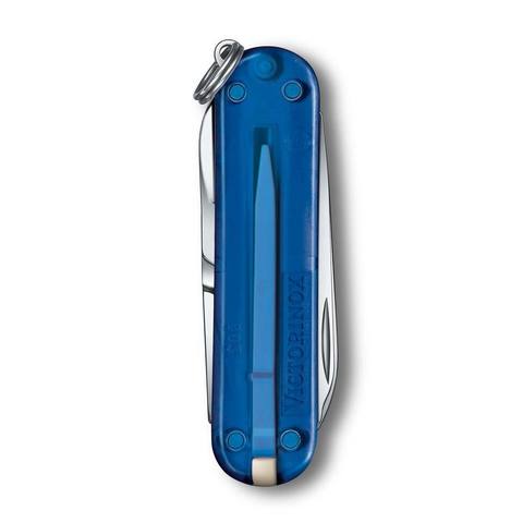 Нож-брелок Victorinox Classic SD Transparent Colors, Deep Ocean (0.6223.T2G)