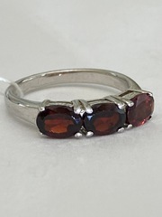 Гранат 56 (кольцо из серебра)