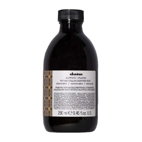 Davines ALCHEMIC: Оттеночный шампунь для натуральных и окрашенных волос, шоколад (Shampoo For Natural And Coloured Hair (chocolate))