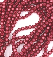 Бусины на леске 6 мм, 1 нить~175 шт