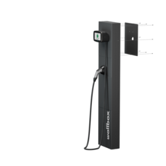 Пластина Wallbox для крепления 2-ой ЭЗС на пьедестал EIFFEL (wallbox 013)