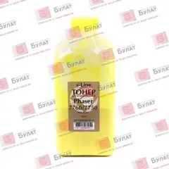 Тонер с девелопером БУЛАТ s-Line Phaser 7760 для Xerox Phaser 7760, Phaser 7750 (Жёлтый, банка 395 г)