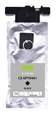 Картридж струйный Cactus CS-EPT9461 T9461 черный пигментный (180мл) для Epson WF-C5290DW/WF-C5790DW