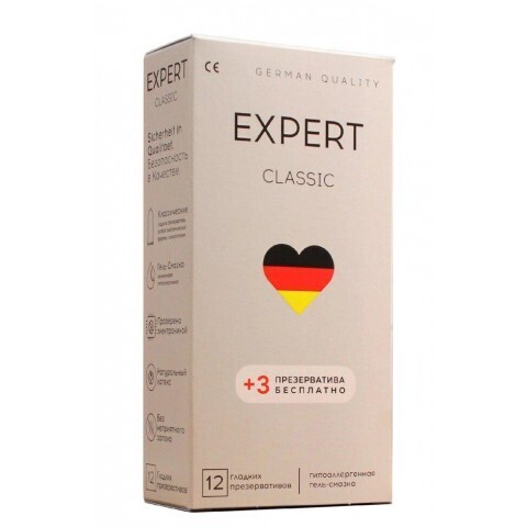 Презервативы EXPERT CLASSIC № 12+3 (классические), 12+3 шт.