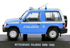 Mitsubishi Pajero SWB 1998 Italian 1:43 DeAgostini World's Police Car #S4