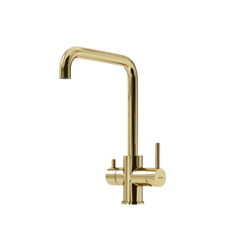 Sancos Vela SC4013ZG Смеситель для кухни с краном для фильтрованной воды, цвет: полированное золото