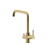 Sancos Vela SC4013ZG Смеситель для кухни с краном для фильтрованной воды, цвет: полированное золото
