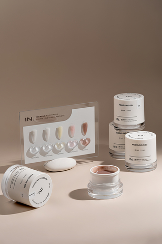 Планшет с палитрой гелей 5 оттенков IN