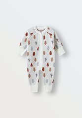 Комбинезон вязаный (деревья)