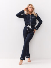 Пижама женская Ihomewear Classic Blueberry