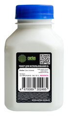 Тонер Cactus CS-TBRCHUM-60 пурпурный флакон 60гр. для принтера Brother Color Universal TN-230/241/213/217/320/421