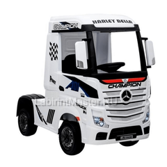 Детский электромобиль "Mercedes Actros HL358", белый