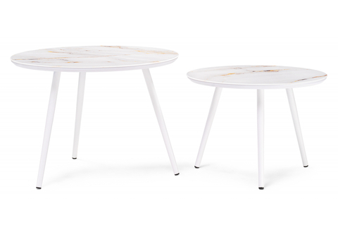 Журнальный стол Woodville Ватсония белый