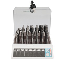 Набор бор-фрез твердосплавных 35шт HM S=6мм H-Tools 116008HT