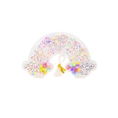 
          Набор для создания украшений-бусины Alingar, 145х90х20мм, "Радуга", 9 вид. бус., 1х1,2 м леска, пластик.пенал радуга