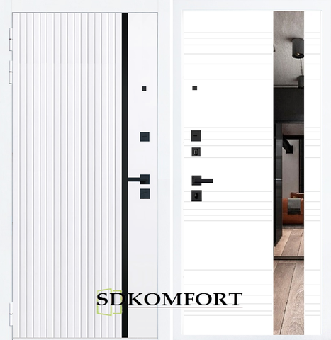 Белый матовый