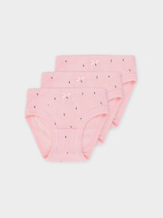 набор трусы/ уп  для девочки  К 1978-3уп/бежево-розовый,штрихи