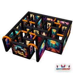 Надувной аттракцион для Хэллоуина «Тыквенный кошмар», 6×6×2 м