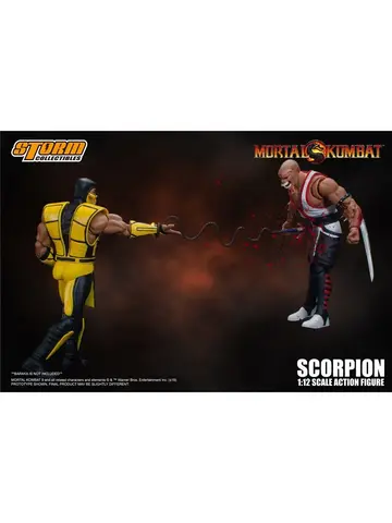 Фигурка Скорпион из игры Мортал Комбат Storm Collectibles 1/12