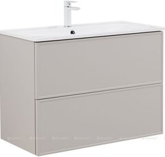 Aquanet 345813 Тумба с раковиной Арт 90 цв.бежевый (345813) фото