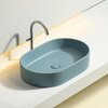 Ceramica Nova Element CN6048MLG Умывальник чаша накладная овальная, 60.8x38.5, цвет: зеленый матовый