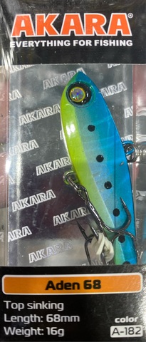 Воблер Akara раттлин Aden 68 мм 16 гр.  A182