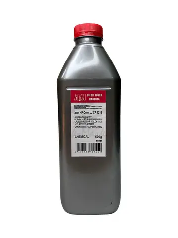 Тонер для HP Color LJ CP 1215, 1515, 1525, СМ1312, CM1415, CP1025, 2025 (фл,500,красный,Chemical) Silver ATM