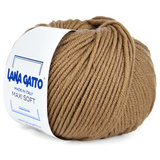 Пряжа Lana Gatto Maxi Soft 14562 орех