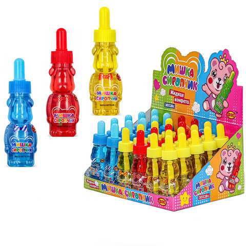 Жидкая конфета Мишка сиропчик 1кор*12бл*30шт, 28гр