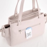 Сумка Саломея 457 кокосовое молоко + тиснение