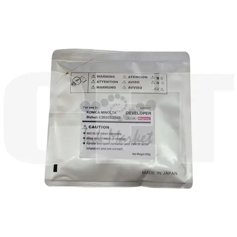 Девелопер для KONICA MINOLTA Bizhub C200/C203/C253/C353 (CET) Magenta, 250г/пак, 75000 стр., CET6826
