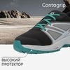 Детские Непромокаемые кроссовки внедорожники Salomon Sense CSWP J black/pearl blue