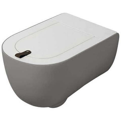 ArtCeram THV001 15 00 Акция ArtCeram THE ONE Унитаз подвесной безободковый , 52х35, с креплениями, цвет grigio oliva (НЕ производится!)