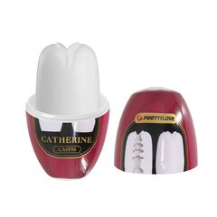 Белый мастурбатор-вагина Catherine - 
