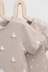 фуфайка для новорожденных  К 301156-2уп/мини квадратики,цыпленок
