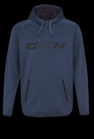 Толстовка CCM GRIT TECH PULLOVER HOOD YTH XL син