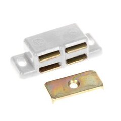 Защелка накладная магнит черная